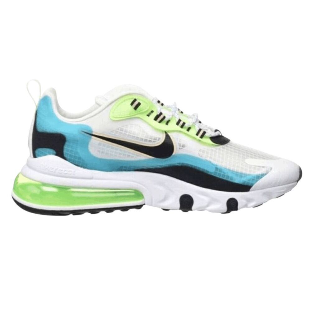 NIKE Air Max 270 React 'Oracle Aqua Ghost Green' Running Shoes Size 8